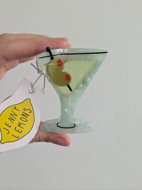 NWT Martini Hairclip